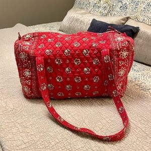 Vera Bradley Red Bandana Duffle